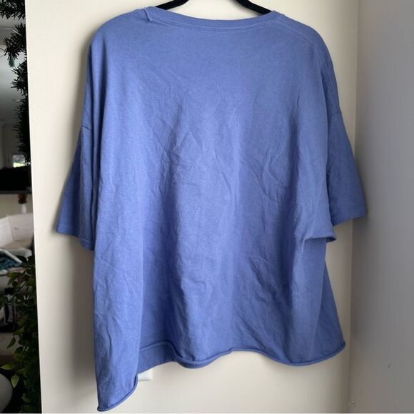 Let us stay here forever skull trippy groovy hot topic oversized tee shirt - Picture 4 of 6